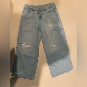 Light Blue Distressed Women's Jeans